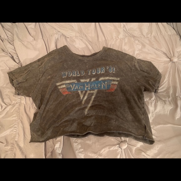 Tops - Fun Van Halen Crop Top